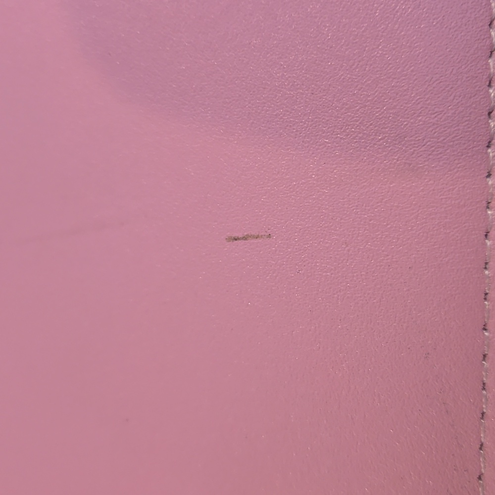 Lilly Pulitzer Rare PinkGreen Leather Clutch NWOT - Picture 8 of 11